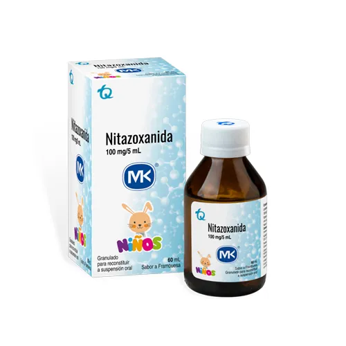 NITAZOXANIDA 100 MG SUSP FCO X 60 ML - Ecofarma