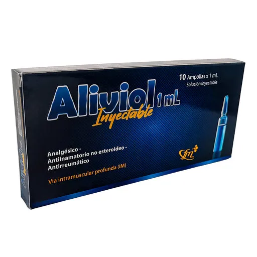 ALIVIOL DICLOFENACO 75 MG CAJA X 10 AMPOLLAS - Ecofarma