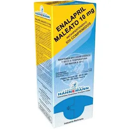 ENALAPRIL MALEATO 10 MG CAJA X 500 COMPRIMIDOS - Ecofarma