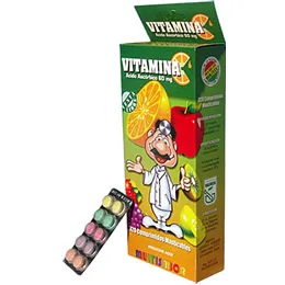 VITAMINA C 60 MG CAJA X 50 COMP. MASTICABLES - Ecofarma