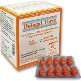 DOLOGAL FORTE CAJA X 100 COMPRIMIDOS - Ecofarma