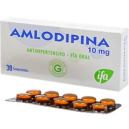AMLODIPINA 10 MG CAJA X 30 COMPRIMIDOS - Ecofarma