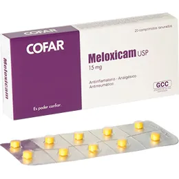 MELOXICAN 15 MG CAJA X 20 COMPRIMIDOS - Ecofarma