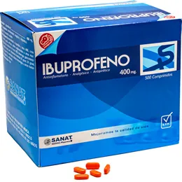 IBUPROFENO 400 MG CAJA X 500 COMPRIMIDOS - Ecofarma