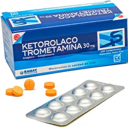KETOROLACO 30 MG CAJA X 100 COMPRIMIDOS - Ecofarma