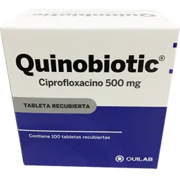QUINOBIOTIC 500 MG CAJA X 100 TABLETA - Ecofarma