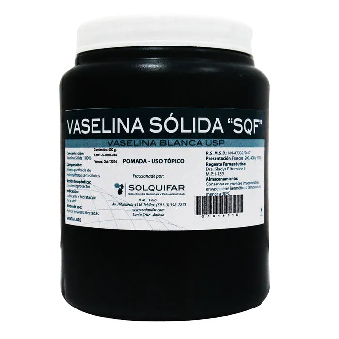 VASELINA SOLIDA BOTE 400 GR - Ecofarma