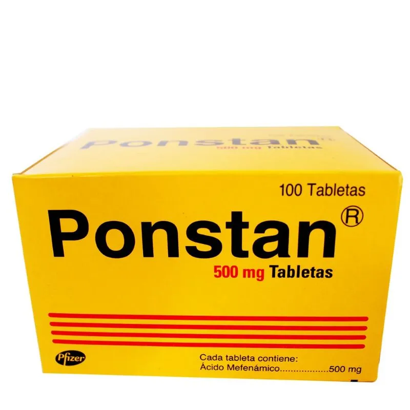 PONSTAN 500 MG CAJA X 100 COMPRIMIDOS - Ecofarma