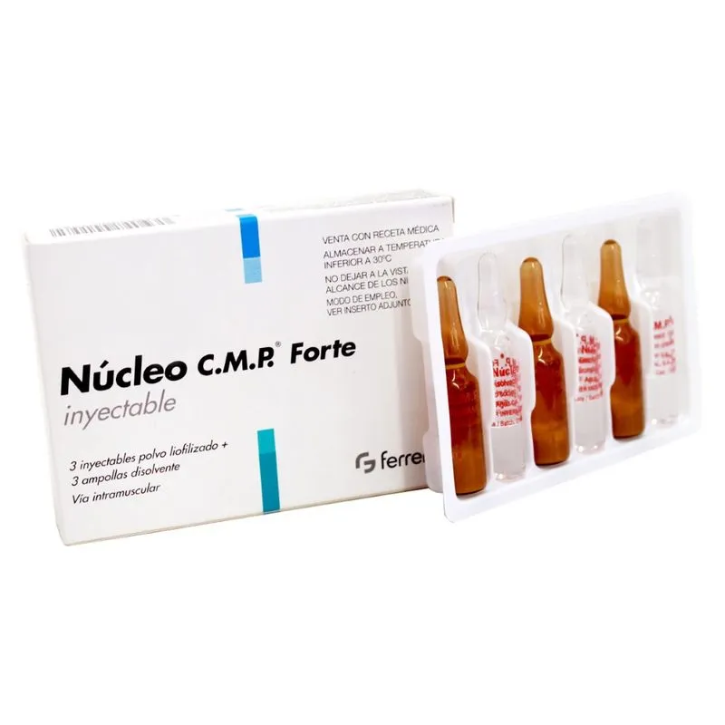 NUCLEO C.M.P FORTE CAJA X 3 AMPOLLAS - Ecofarma