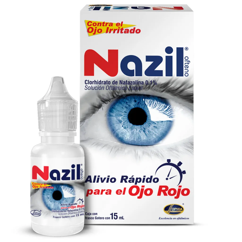 NAZIL OFTENO COLIRIO X 15 ML - Ecofarma