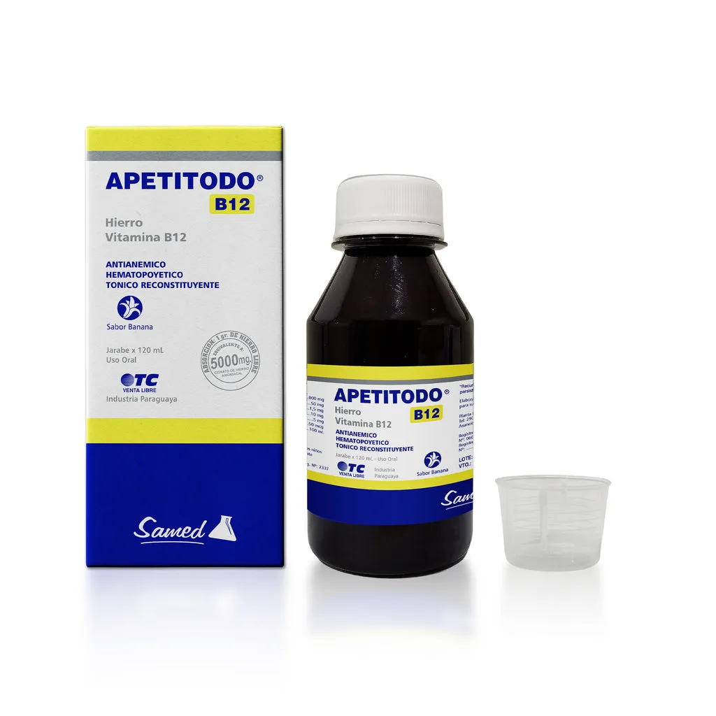 APETITODO B12 JARABE FCO X 120 ML - Ecofarma