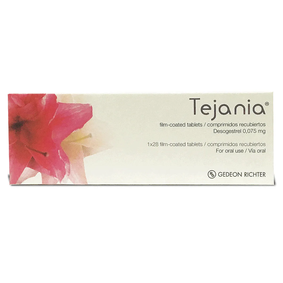 TEJANIA DESOGESTREL CAJA X 28 COMPRIMIDOS - Ecofarma