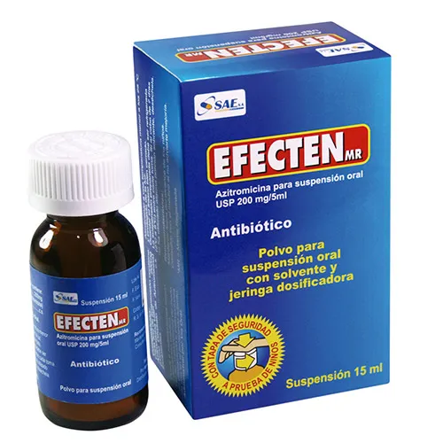 EFECTEN 200 MG SUSPENCION FCO X 15 ML - Ecofarma