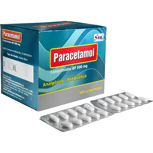PARACETAMOL 500 MG CAJA X 500 COMPRIMIDOS - Ecofarma