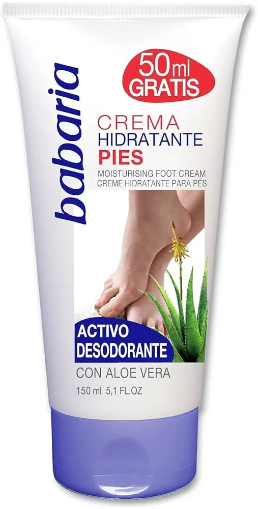 BABARIA CREMA DE PIES HIDRATANTE CON ALOE X 150 ML - Ecofarma