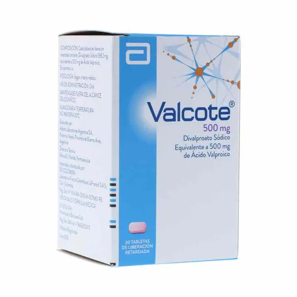 VALCOTE 500 MG FCO X 30 TABLETAS - Ecofarma