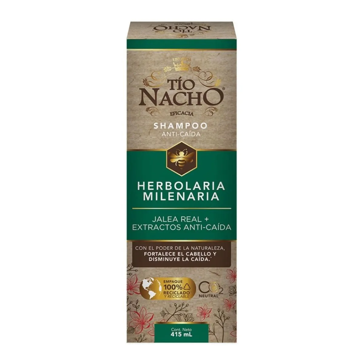 TIO NACHO SHAMPOO HERBOLARIA MILENARIA X 415 ML - Ecofarma