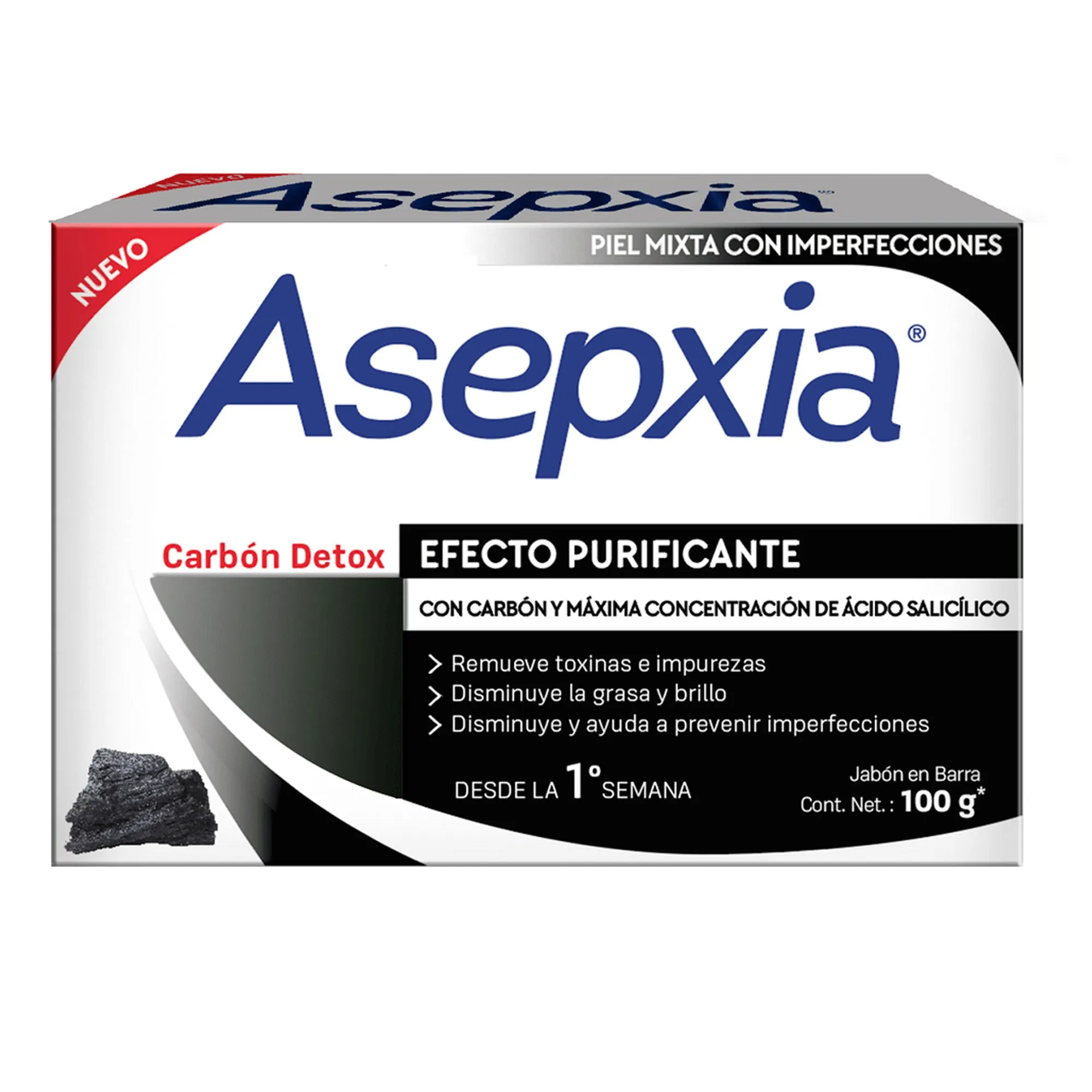 ASEPXIA JABON BICARBONATO DE SODIO X 100 G - Ecofarma