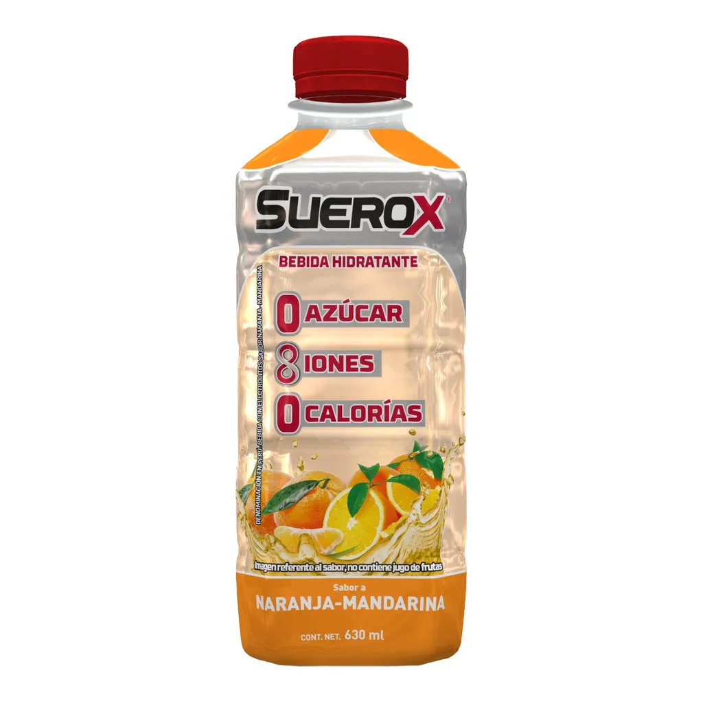 SUEROX BEBIDA HIDRATANTE NARANJA MANDARINA X 630 ML - Ecofarma