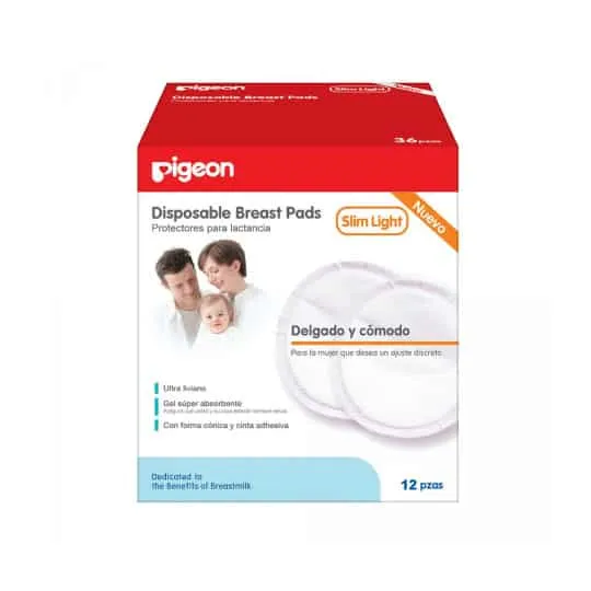 PROTECTORES DE LACTANCIA PIGEON X 12 PZAS - Ecofarma