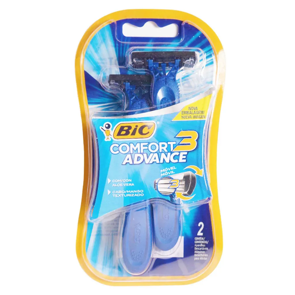 AFEITADORA BIC CONFORT 3 ADVANCE 2 X 1 - Ecofarma