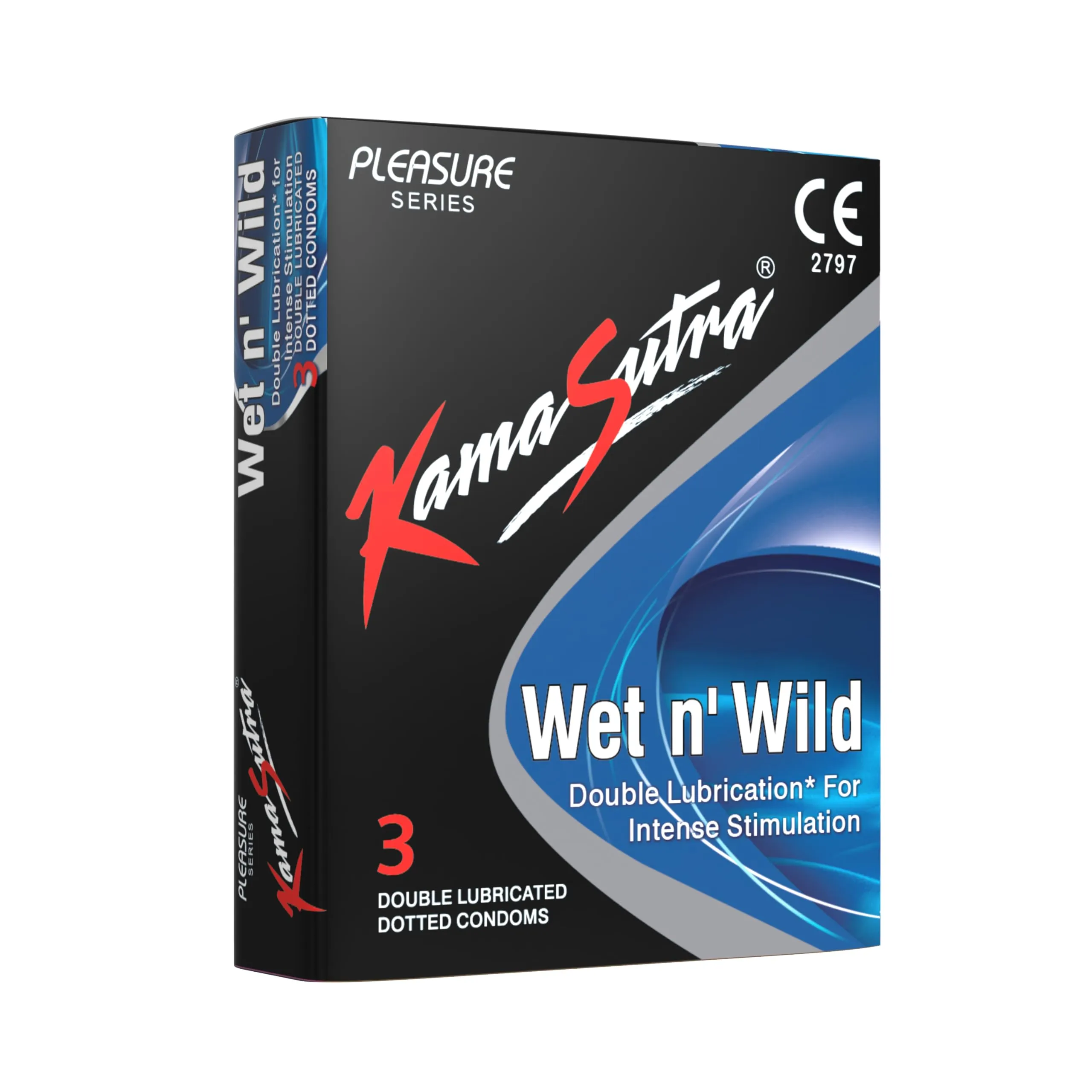KAMA SUTRA  WETN WILD X 3 UNIDADES - Ecofarma