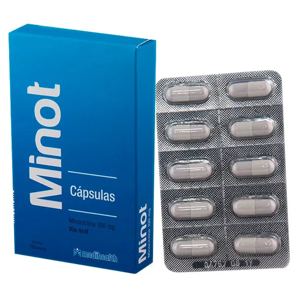 MINOT 100 MG CAJA X 10 CAPSULAS - Ecofarma