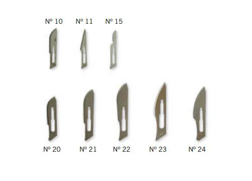 HOJA DE BISTURI # 15- 20- 21- 23- 24 - Ecofarma