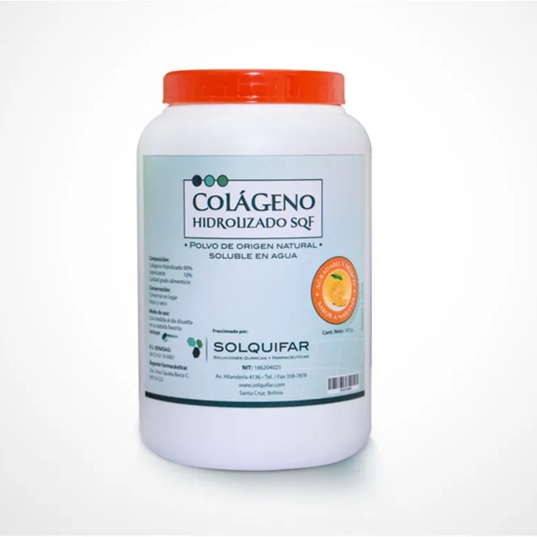 COLAGENO HIDROLIZADO SQF NARANJA FCO X 300 GR. - Ecofarma