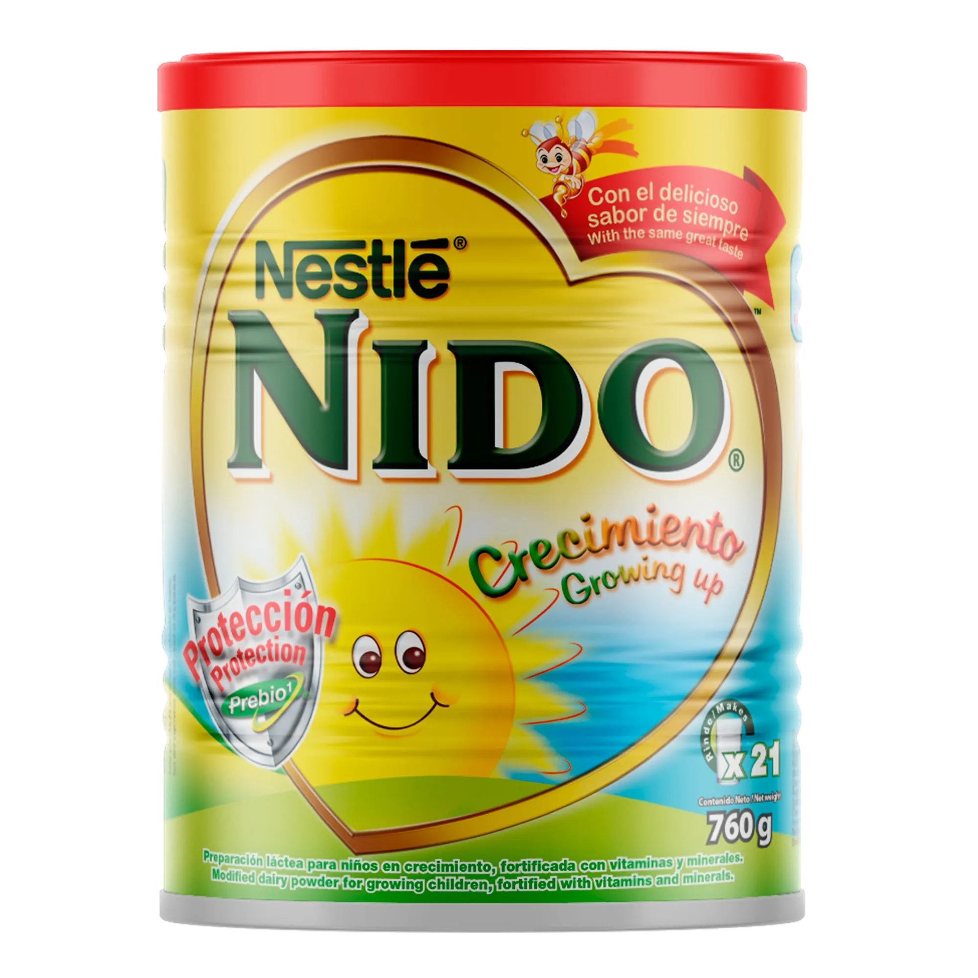 NIDO CRECIMIENTO 1+ LATA X 1600 G - Ecofarma