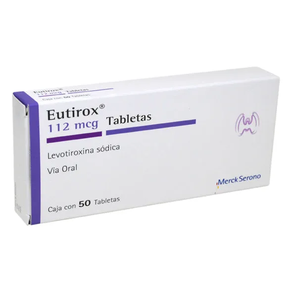 EUTIROX 112 MCG CAJA X 50 COMPRIMIDOS - Ecofarma