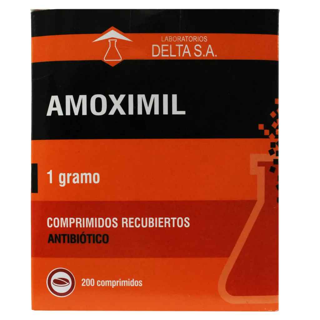 AMOXIMIL 1 GR CAJA X 200 COMPRIMIDOS - Ecofarma