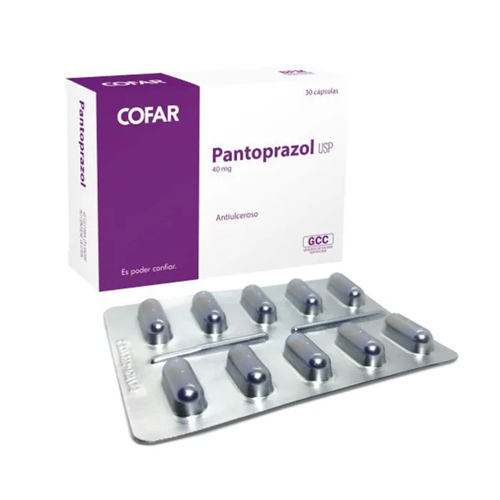 PANTOPRAZOL 40 MG CAJA X 30 CAPSULAS - Ecofarma