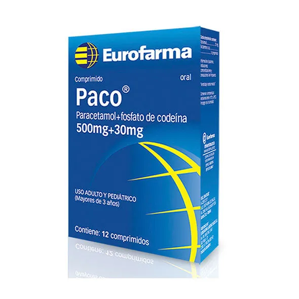 PACO CAJA X 12 COMPRIMIDOS - Ecofarma