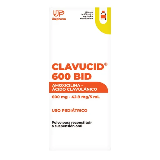CLAVUCID 600  SUSPENSION    X 100 ML - Ecofarma
