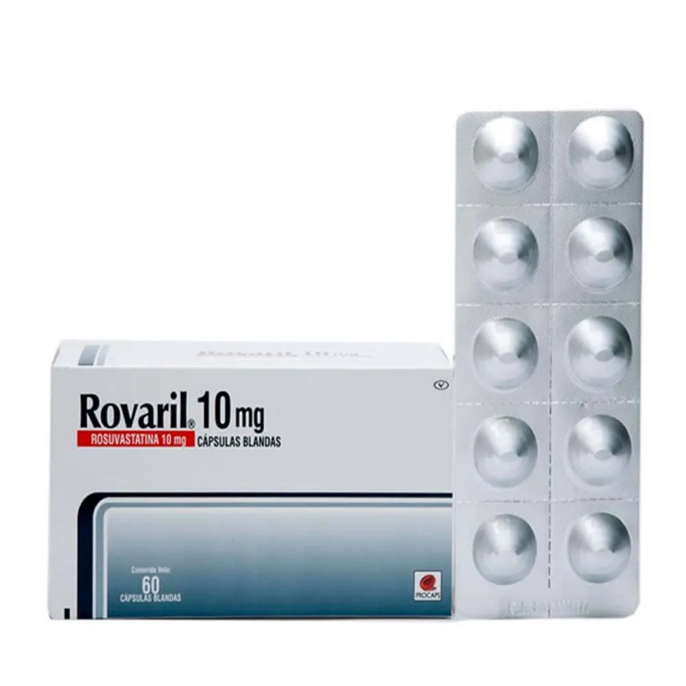 ROVARIL 10 MG CAJA X 60 CAPSULAS - Ecofarma