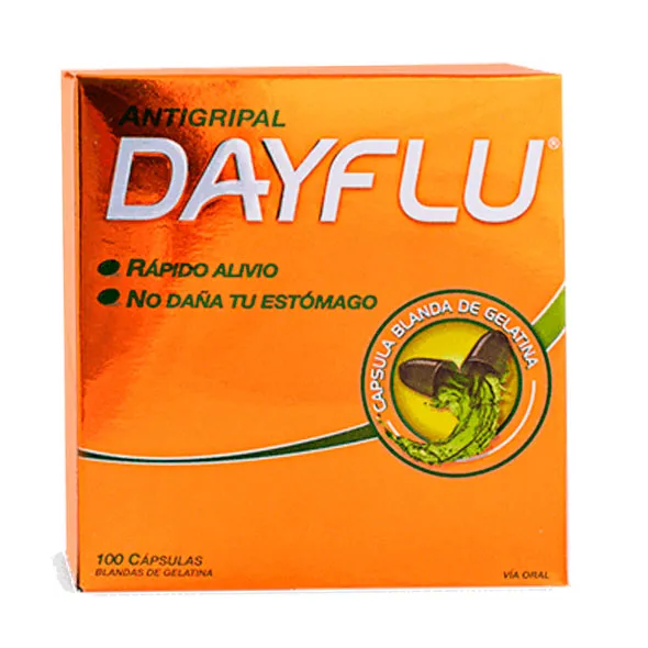DAYFLU ANTIGRIPAL CAJA X 100 CAPSULAS BLANDAS - Ecofarma