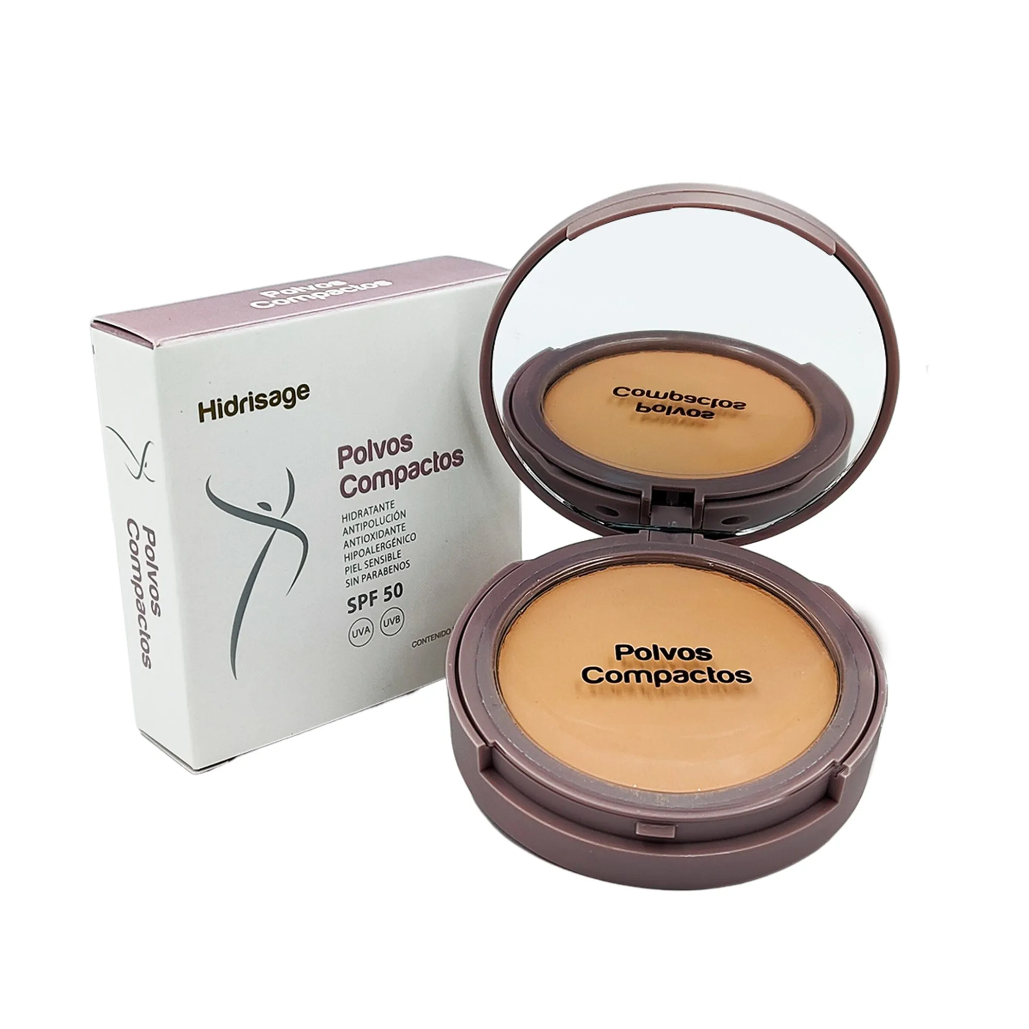 HIDRISAGE POLVO COMPACTO SPF 50  X  9.5 GR - Ecofarma