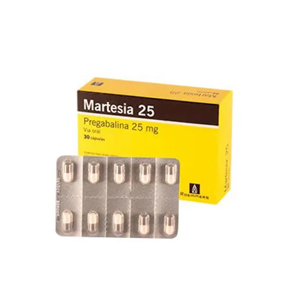 MARTESIA 25 MG CAJA X 30 CAPSULAS - Ecofarma