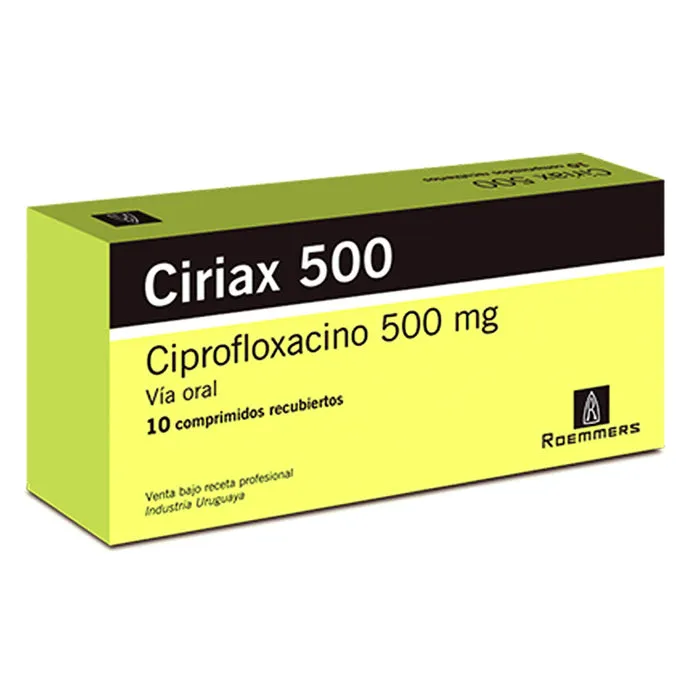 CIRIAX 500 MG CAJA X 10 COMPRIMIDOS RECUBIERTOS - Ecofarma