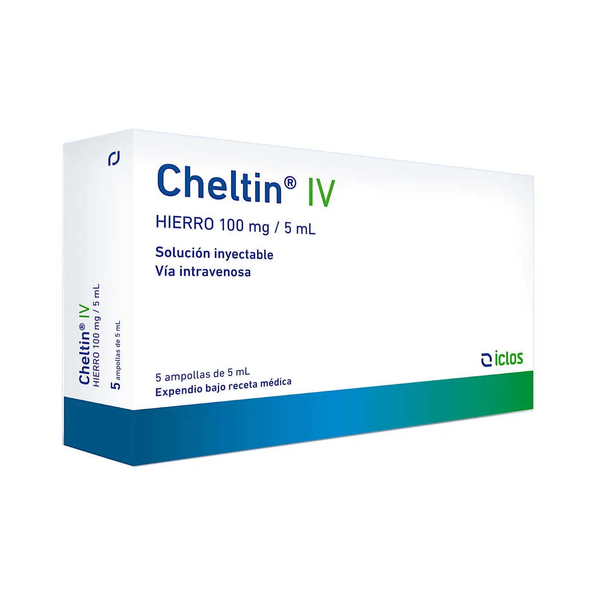CHELTIN 100 MG AMPOLLA X 5 ML - Ecofarma