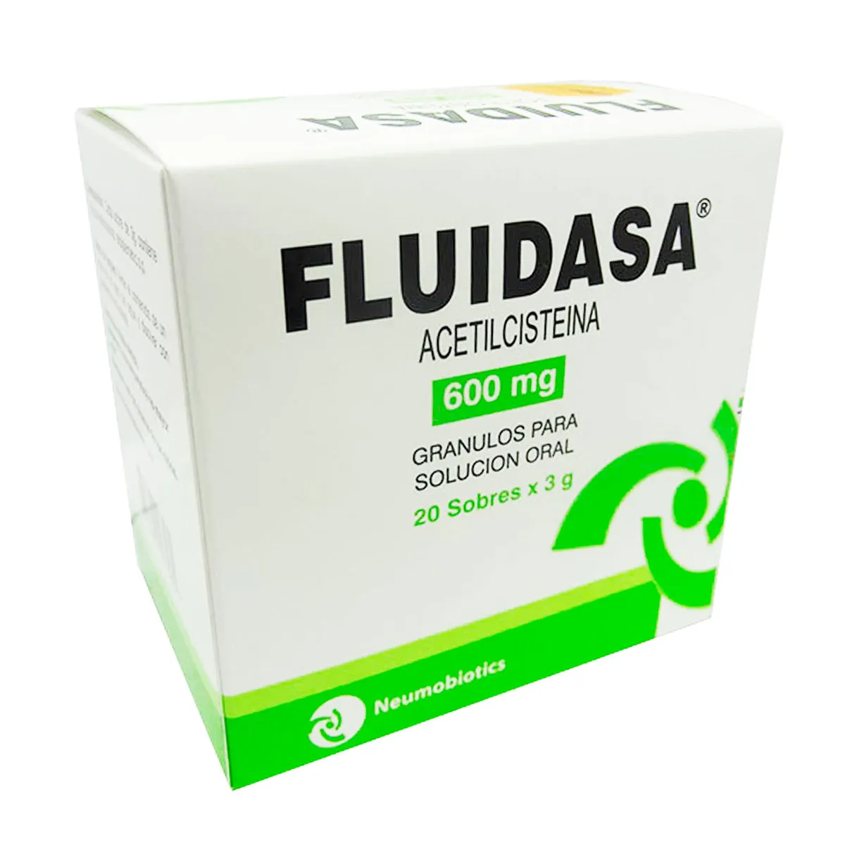 FLUIDASA 600 MG CAJA X 20 SACHET - Ecofarma