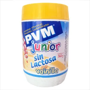 PVM JUNIOR SIN LACTOSA VAINILLA POLVO X 360 GR - Ecofarma