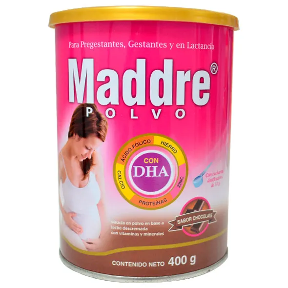 MADRE DHA CHOCOLATE POLVO X 400 GR. - Ecofarma