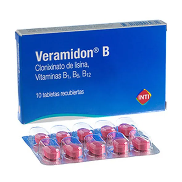VERAMIDON B1,B6,B12 CAJA X 10 COMPRIMIDOS - Ecofarma