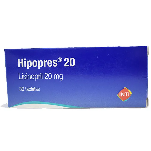 HIPOPRES 20 MG CAJA X 30 COMPRIMIDOS - Ecofarma