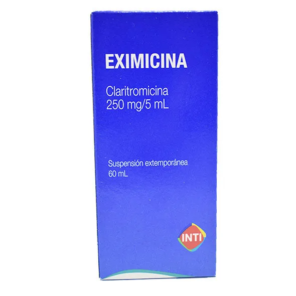 EXIMICINA 250 MG SUSPENCION FCO X 60 ML - Ecofarma