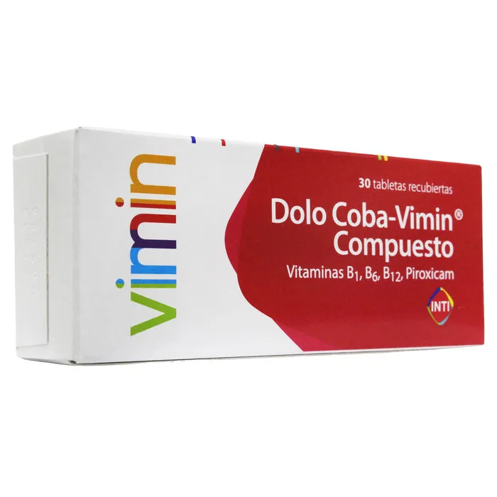 DOLO COBA VIMIN COMPUESTO CAJA X 30 COMPRIMIDOS - Ecofarma