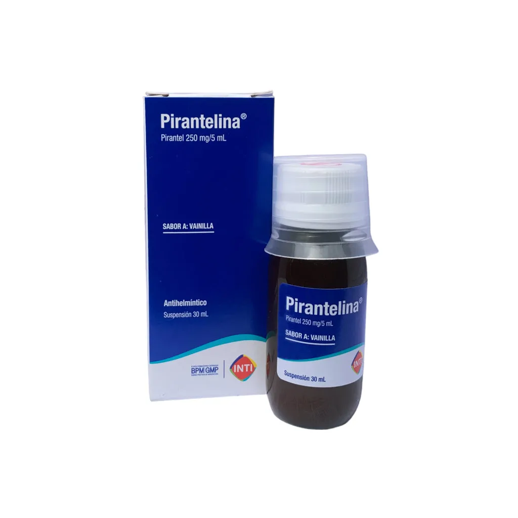 PIRANTELINA 250 MG SUSPENCION FCO X 30 ML - Ecofarma