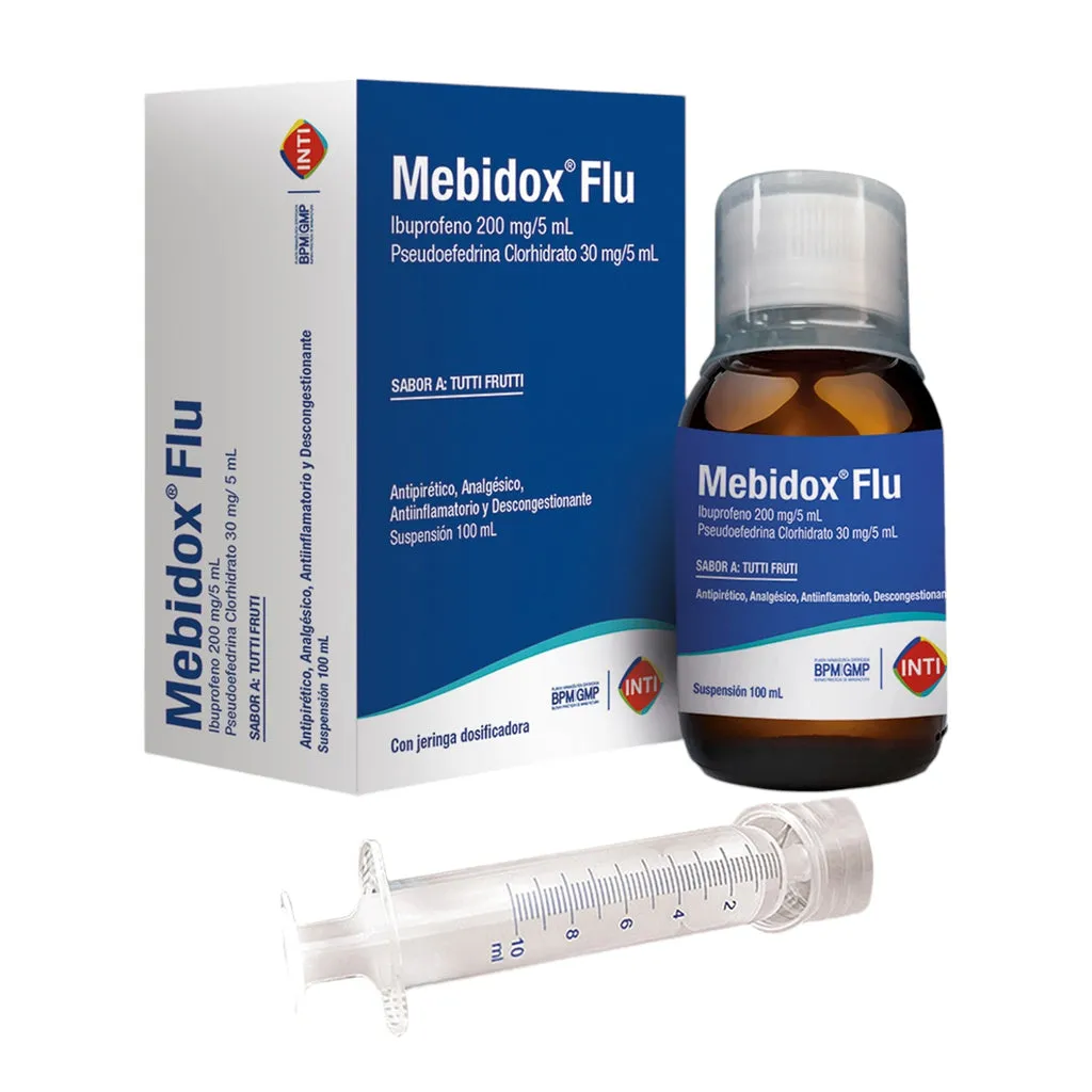 MEBIDOX FLU SUSPENSION FCO X 100 ML - Ecofarma